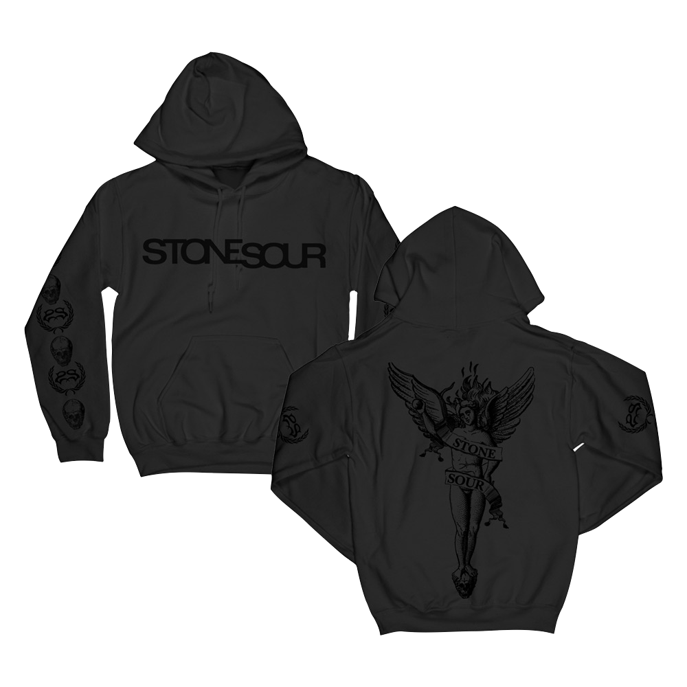 Black On Black Pullover Hoodie Stone Sour Store